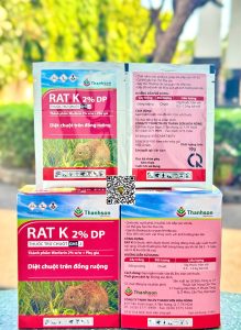 Chuột Rat K 2% DP – 10gr (10h x 100 gói)