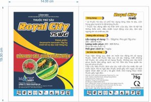 THUỐC TRỪ SÂU ROYAL CITY 75WG – 75GR