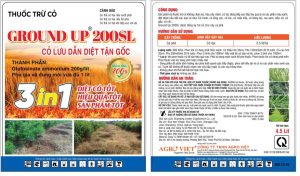 THUỐC TRỪ CỎ GROUND UP 200SL – 4500ML