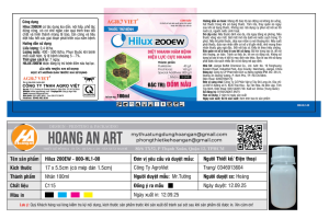 THUỐC TRỪ BỆNH HILUX 200EW – 100ML