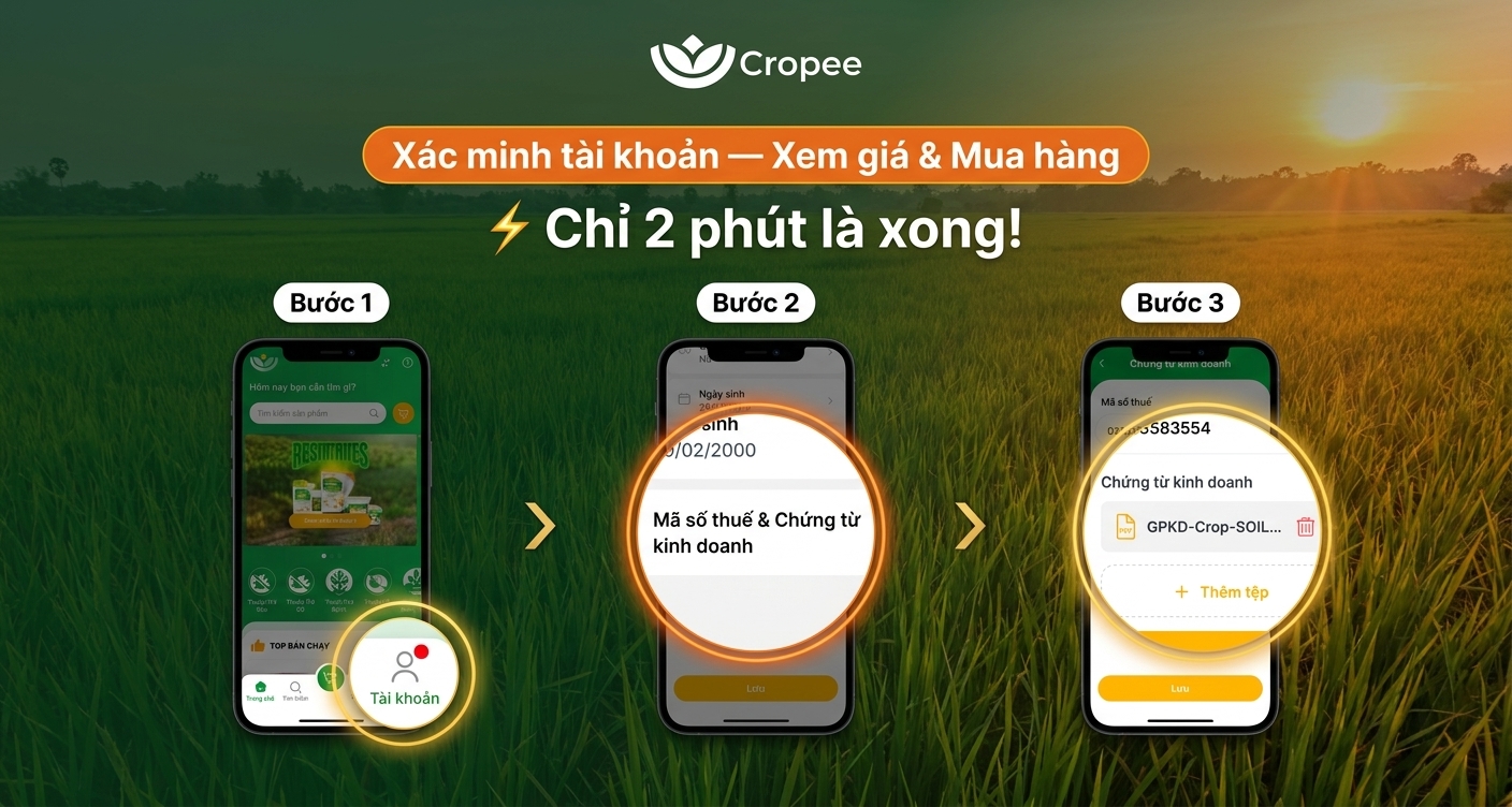 Chợ sỉ vật tư nông nghiệp tiên phong tại Việt Nam